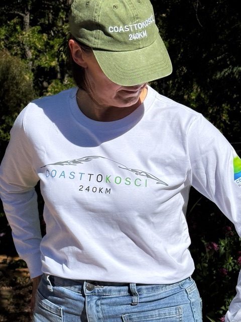 Women's Long Sleeve White Tee - Image 2