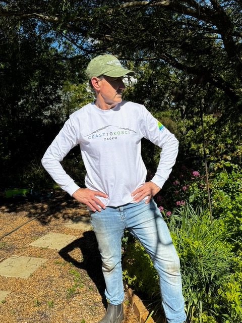 Men's Long Sleeve White Tee - Image 2